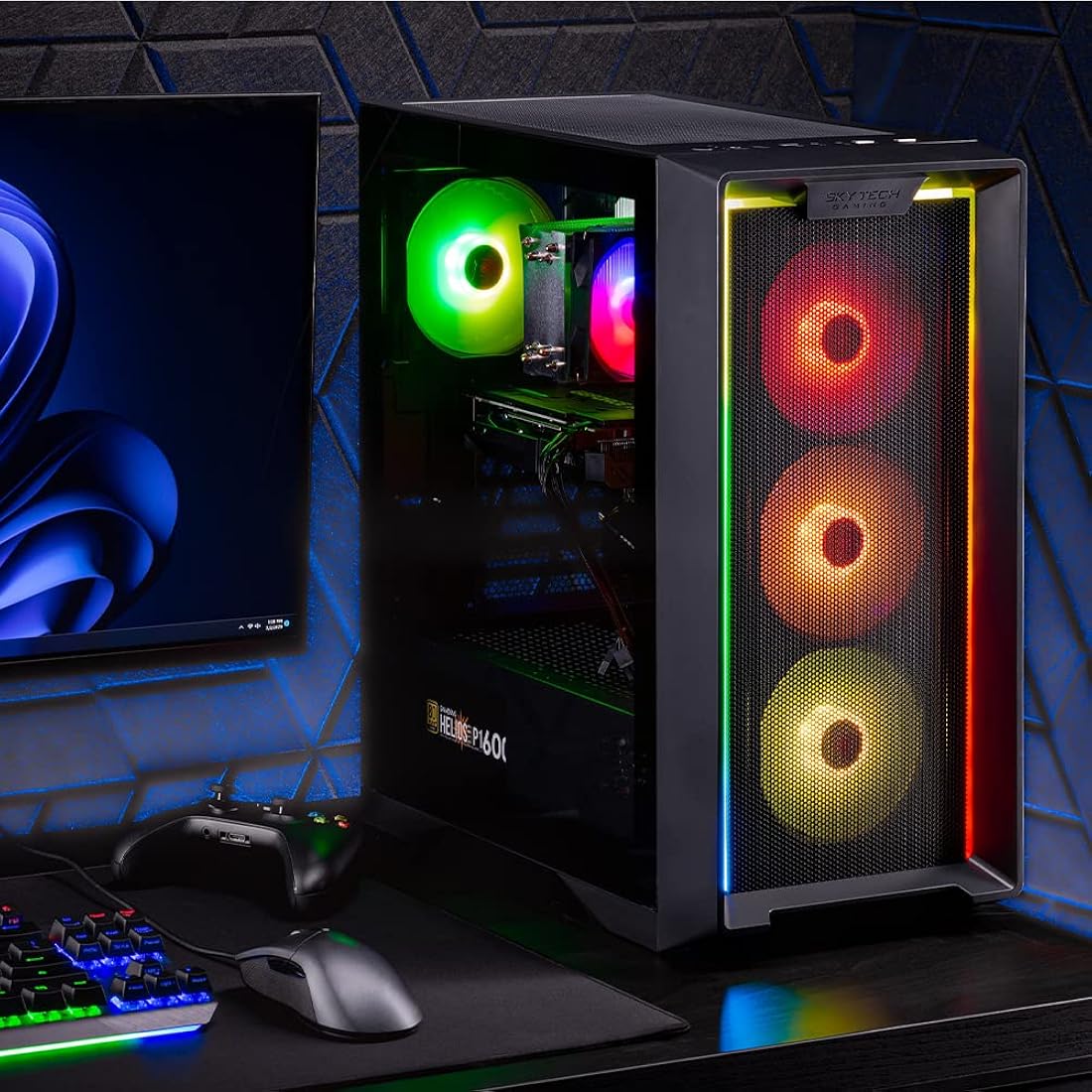 Computadora de juego Nebula Gaming PC Desktop 1TB NVME SSD
