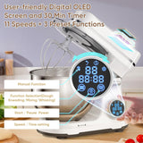 Batidora de Pie BioloMix, 1200W, 11 Velocidades, Modelo OLED