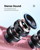 Altavoz IPX5 con sonido HD y hasta 24 horas de reproducción