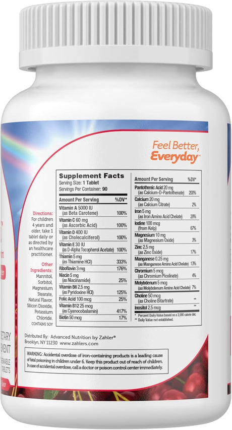 Suplemento mineral y multivitamínico óptimo para niños