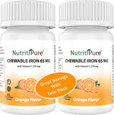 Suplemento Hierro masticable 65 mg con vitamina C 270 mg