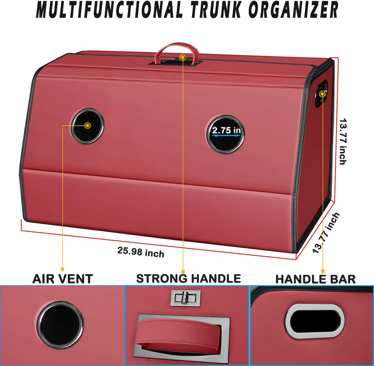Organizador de Maletero HOLDCY - Impermeable y Ajustable - 25.98