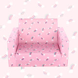 Silla cama tapizada para niños y bebés, Rosa MallBest