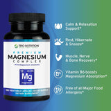 Trio Nutrition Magnesio Complejo 90 Días Calm Relajación