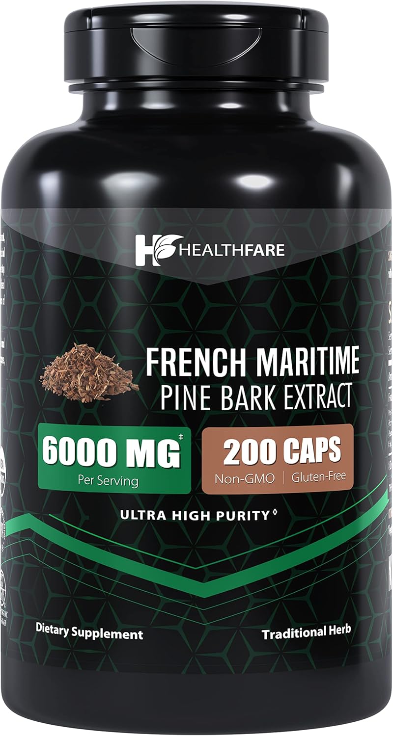 Extracto de Pino Marítimo Francés 6000 mg 200 Cápsulas