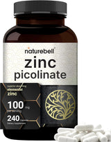 Suplementos Picolinato de zinc de alta potencia 100 mg  240u