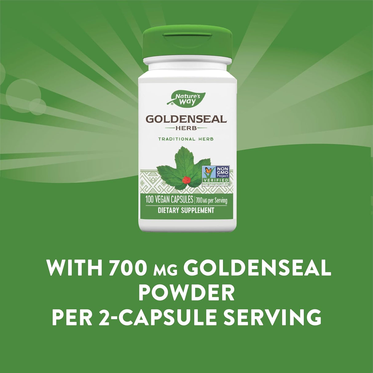 Suplemento Goldenseal Herb - Hidrastis., 13700, 100, 1, 1