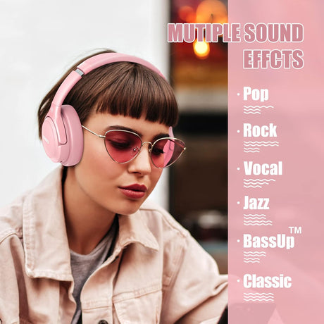 Auriculares Bluetooth Inalámbricos BERIBES 65H, 65H Playtime