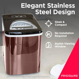 Máquina de Hielo Frigidaire, 26lb/día, modelo EFIC117-SSCOPPER