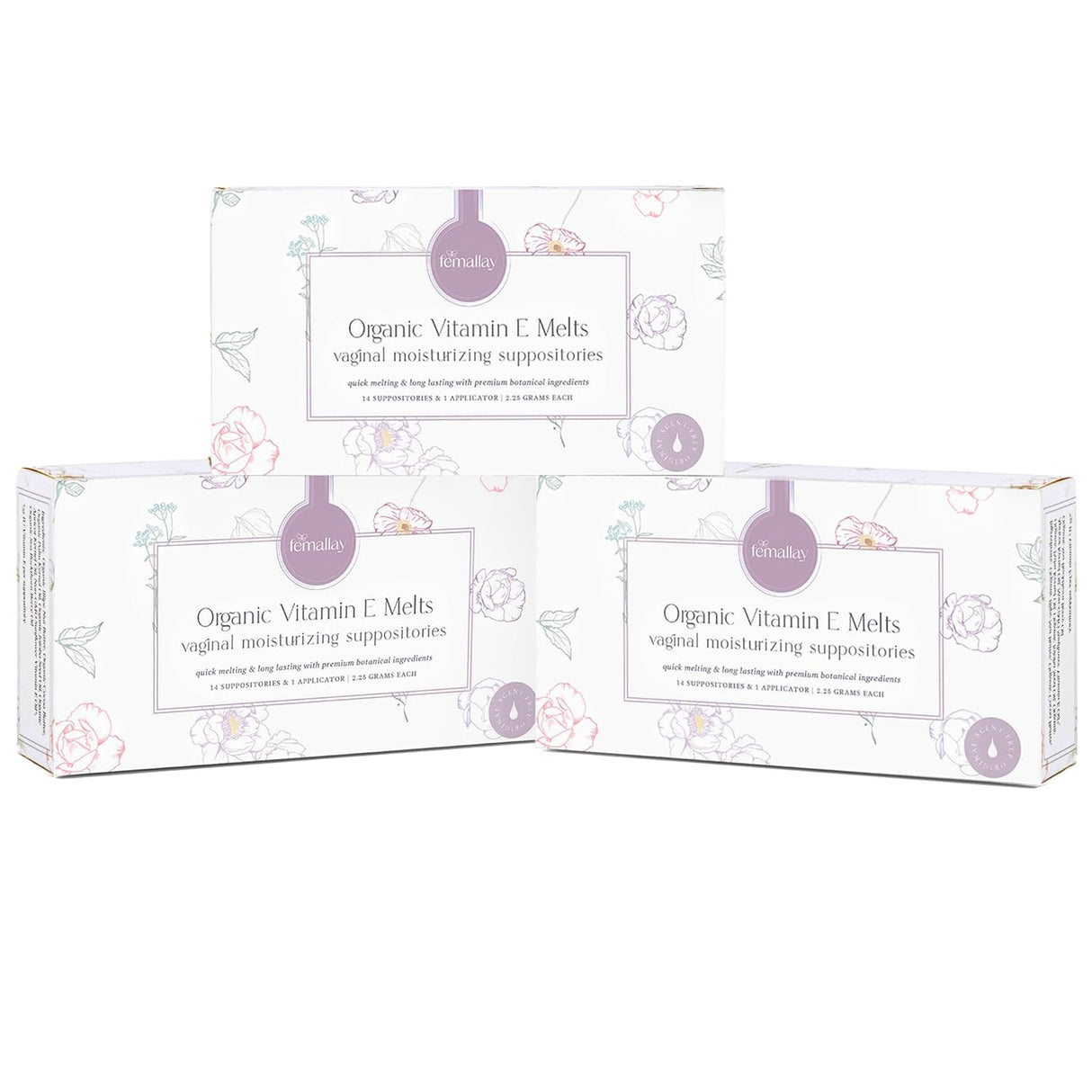 Femallay Vitamina E hidratante diaria para derretir vaginal