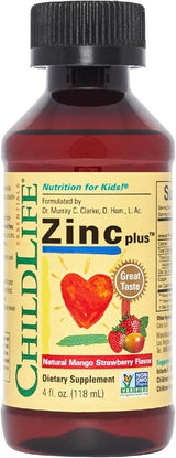 Suplemento líquido Zinc Plus para niños Chilwilde, 4oz