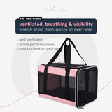 Transportadora fácil para gatos grandes y medianos, Escape Proof