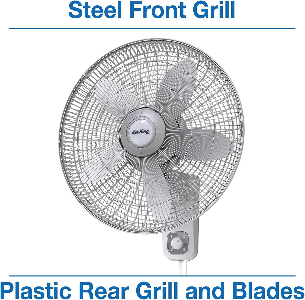 Ventilador de Pared Oscilante 18 Air King 9018 Grado Comercial