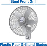 Ventilador de Pared Oscilante 18 Air King 9018 Grado Comercial