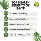 Suplemento 5-HTP 200mg - Apoyo al estado de ánimo y sueño