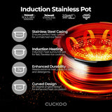 Arrocera a presión CUCKOO 6 tazas, 16 menús, modelo JHR0609F