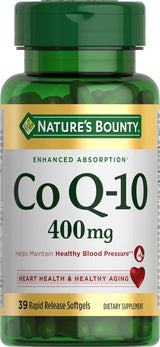 Natures Bounty Co Q-10 400mg 39 softgels