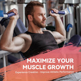 Creatine HCL Liquid Drops for Men &amp; Women, Creatine Hydrochloride with L-Carnitine, L-Glutamine, BCAA, Vitamin B12 &amp; B6 for Muscle Growth &amp; Recovery-Vegan, Mixed Berry Flavor Flavor, 2 Fl Oz
