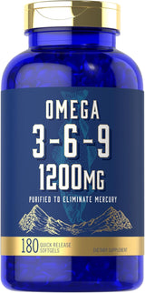 Omega 3-6-9 Carlyle 1200mg Suplemento 180 cápsulas