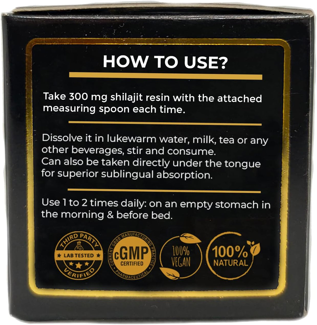 Suplemento Energía, Vitalidad Shilajit