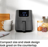 Freidora de aire 2 Qt CHEFMAN, compacta y digital, modelo Mini