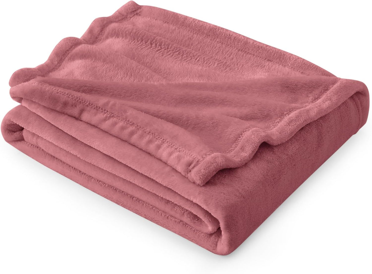 Manta de felpa Bedsure, suave y ligera, 50x60 pulgadas