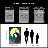 Manta de Sherpa Northwest Nightmare Before Christmas 60x80