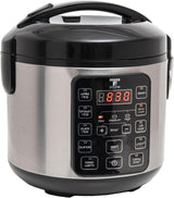 Cocinero de arroz eléctrico Moss & Stone, 4-8 tazas, 10 modos
