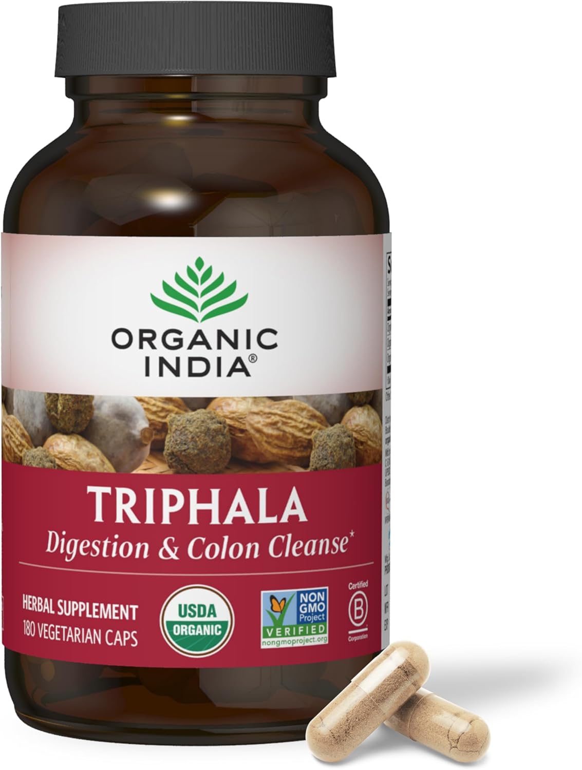 Suplemento ORGANIC INDIA Triphala  Apoyo a la digestión