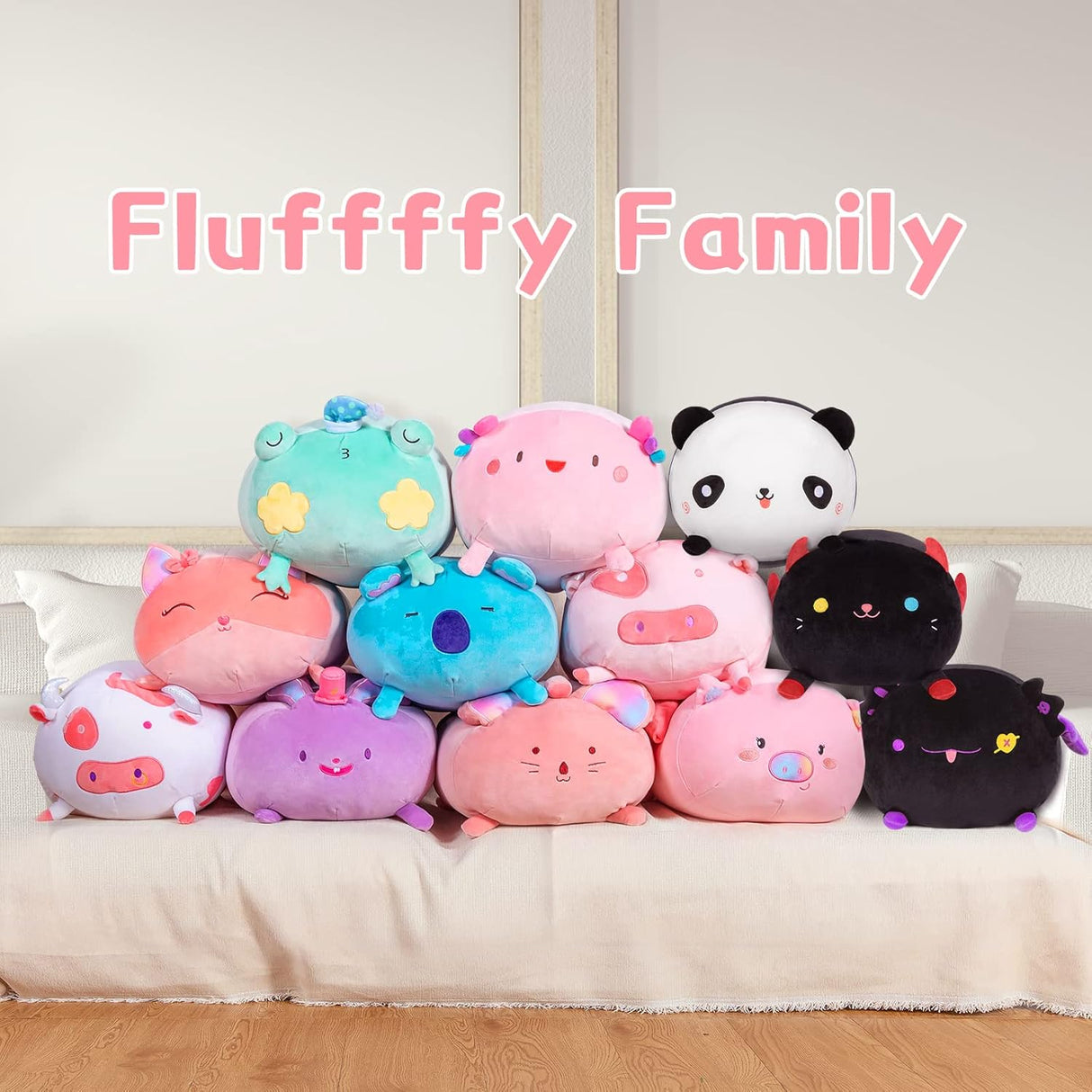 Peluche de gato negro de 16 pulgadas felpa suave