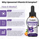 Suplementos líquidas de complejo de vitamina B liposomal