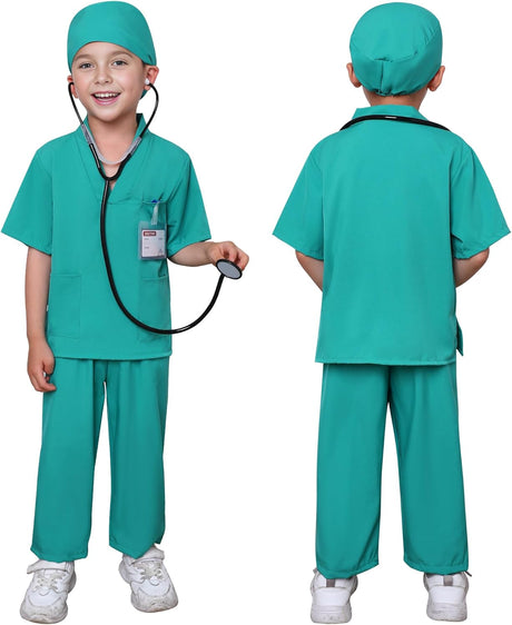 Disfraz de Doctor para Niños 3-9 Años con Accesorios