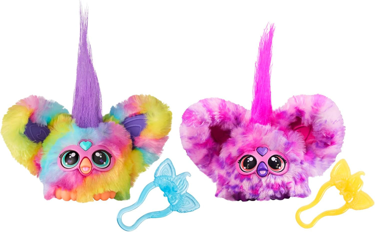 Furby Furblets 2-Pack, Mini Amigos Ray-Vee y Hip-Bop, 45+ Sonidos