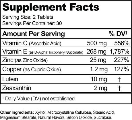 Suplementos Alimenticios de apoyo macular