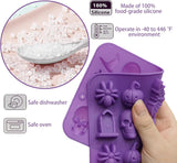 Moldes de Silicona para Chocolate, 2 Piezas, Halloween 3D
