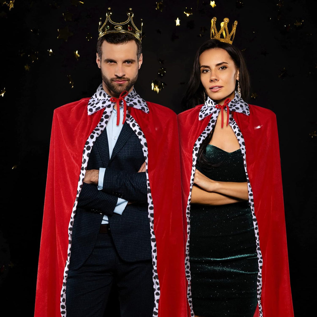 Disfraces  2 piezas de bata de tamaño King talla