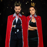 Disfraces  2 piezas de bata de tamaño King talla