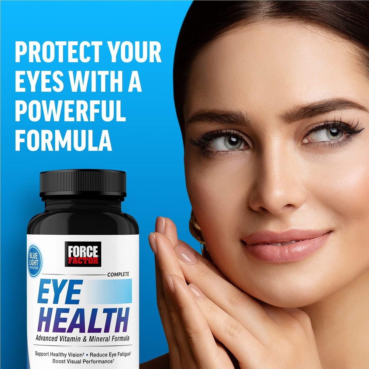 Suplementos Vitaminas oculares con luteína y zeaxantina 60un