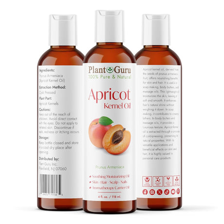 Aceite de Semilla de Albaricoque 100% Puro para Piel y Cabello