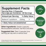 Suplemento lactoferrina 250 mg por porción (60 cápsulas)