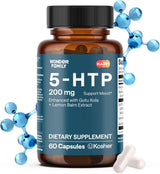 Suplemento 5 HTP 200mg con B6 y Gotu Kola - 60 cápsulas