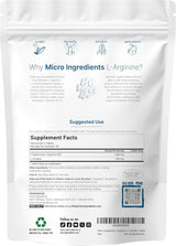 Suplemento de L-Arginina con L-Citrulina para energía y músculo, 4 meses
