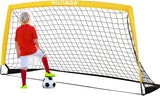 RUNBOW Portería de fútbol portátil para niños