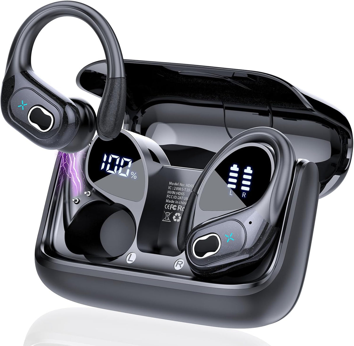 Auriculares Inalámbricos Bluetooth 5.3, Impermeables IPX7, 2024
