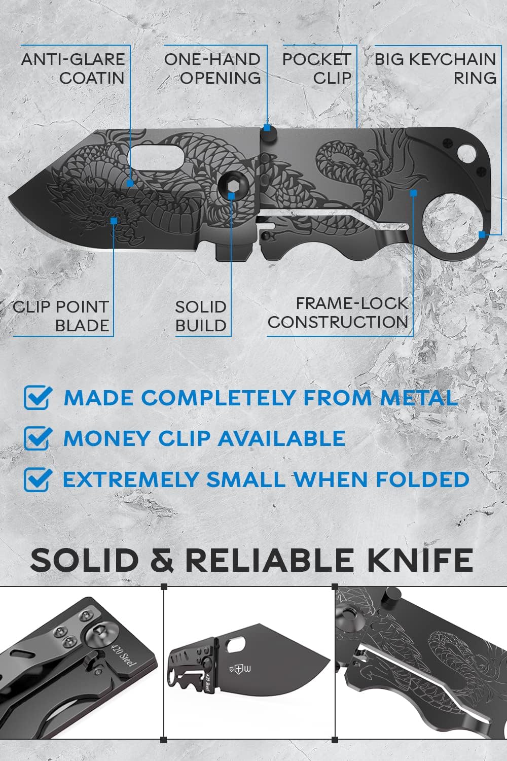 Cuchillo de bolsillo plegable