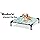 Modorki Cama elevada para perros – Cunas para perros pequeños con pies antideslizantes | Cuna elevada desmontable para perros y gatos pequeños
