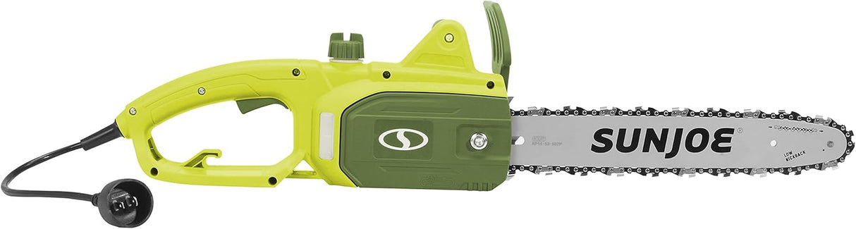 Motosierra eléctrica de mano de 14 pulgadas y 9 amperios