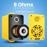 Parlantes Portátiles Bluetooth PYLE-HOME PDWRBT36YL