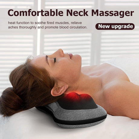Masajeador VIKTOR JURGEN con Calor, Shiatsu, Modelo Universal