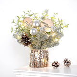Árbol de Navidad Mini N&T NIETING 12 con luces LED cálidas